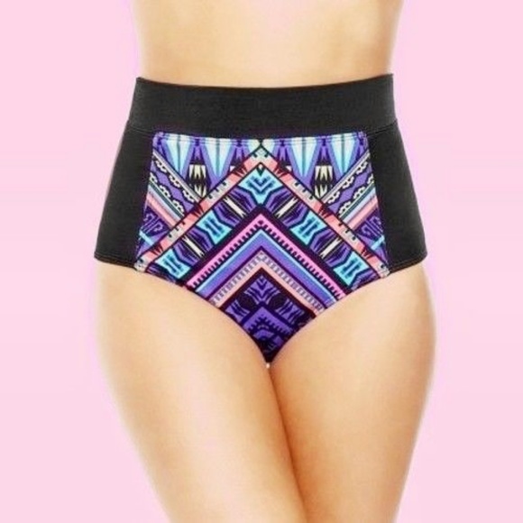 control top high waisted bikini